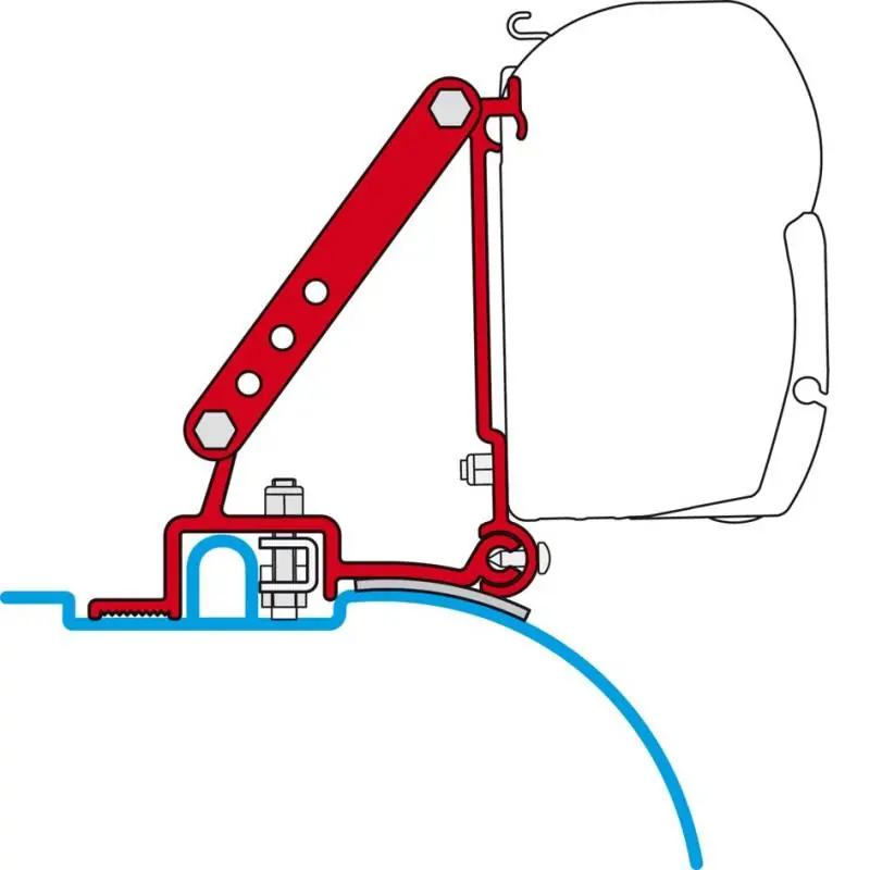 Meistverkauft Fiamma Adapter für Fiat Ducato (High Roof)