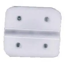 Abverkauf PVC Scharniere, 40 x 40, 5er-Pack, weiß