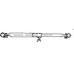 Dachauflagestange 25 mm Alu - 160 - 260 cm Finale Aktion