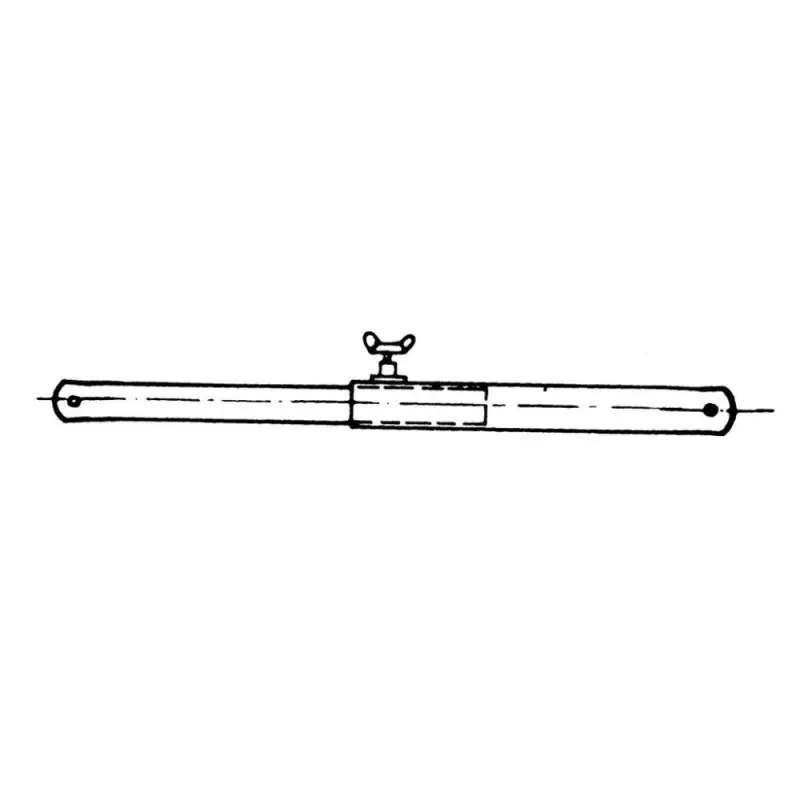 Wochenendangebot Spann- und Firststab 22 mm Stahl - 90-150 cm