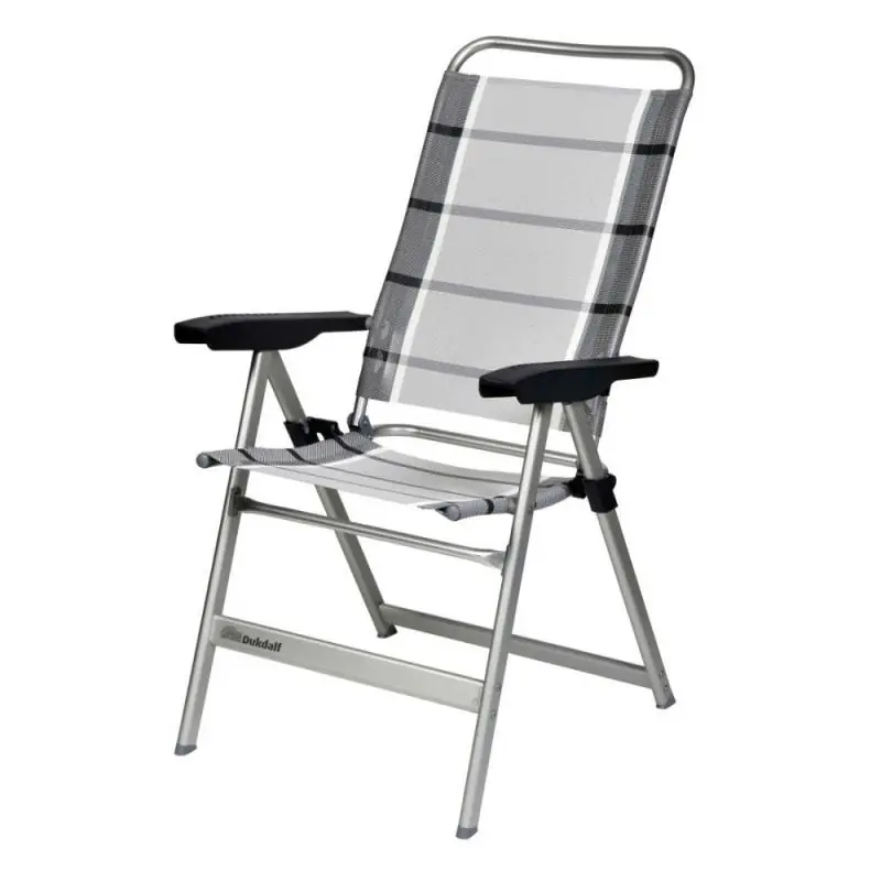 Preisknaller dukdalf Dolce Campingstuhl - silber-anthrazit
