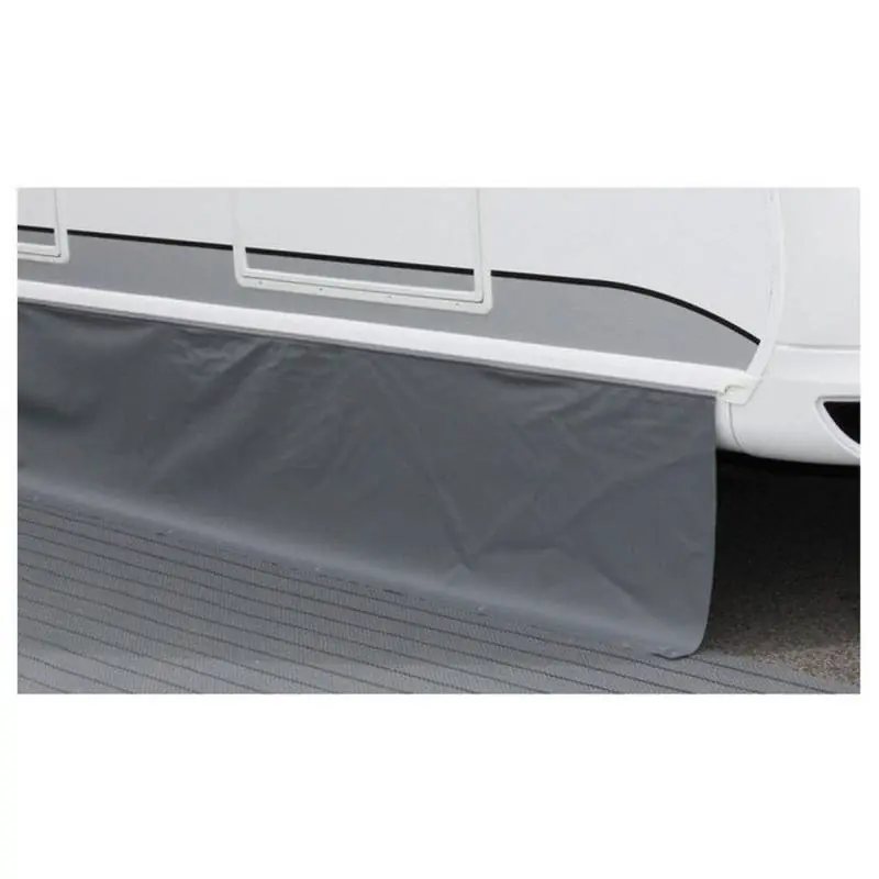 Top-Seller PVC Bodenschürze 75 cm - dunkelgrau - 5 m