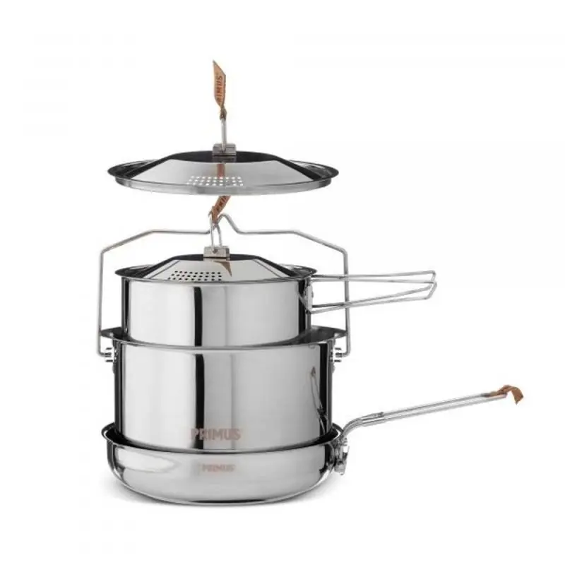 Garantierte Lieferung Edelstahl Kochtopfset Campfire - Large