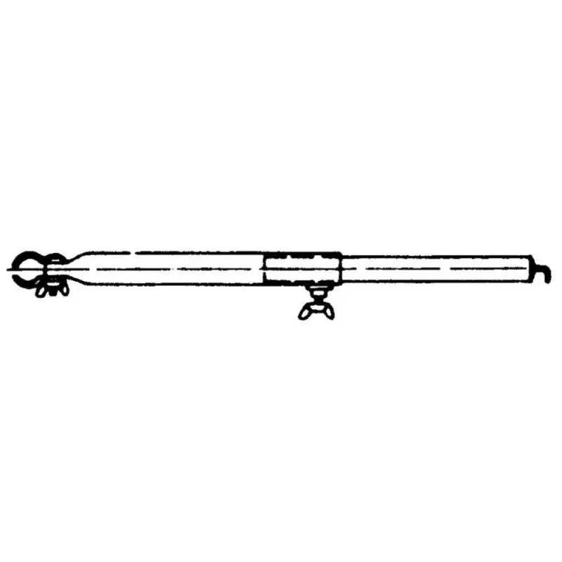 Dachhakenstange Stahl 32 mm - 215-300 cm Schneller Versand