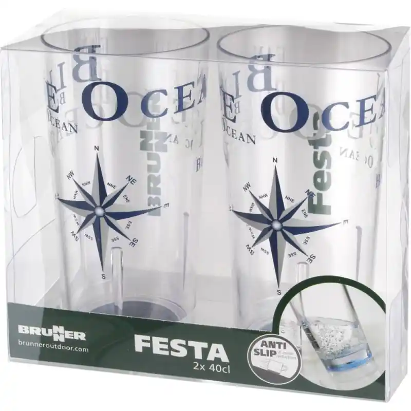 Bestseller Brunner Blue Ocean - Saftglas 2er Set