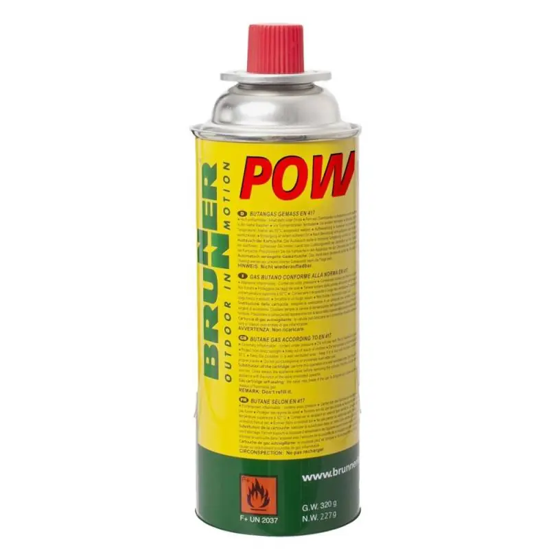 Brunner Powergaz Gaskartusche, 227g Solange Der Vorrat Reicht
