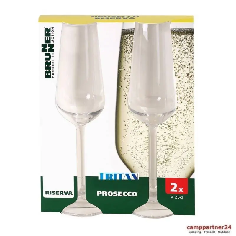 Billig Brunner Riserva Prosecco Gläser 2er-Set