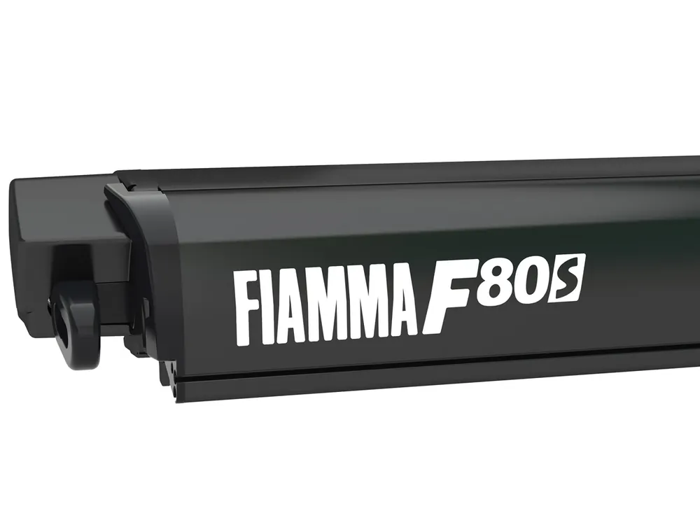 Begrenztes Angebot Fiamma F80s Deep Black 450 Royal Grey Kassettenmarkise