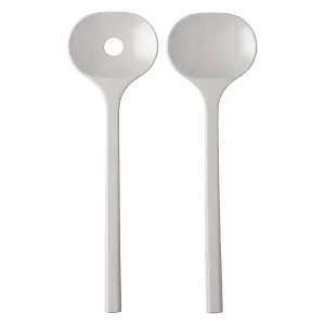 Bestpreis Mepal Bloom Salatbesteck - Pebble White