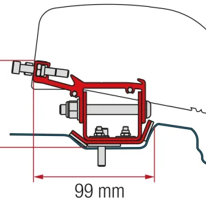 Ausverkauf Fiamma Adapter F40Van Trafic/Vivaro/Talento/NV300 L2