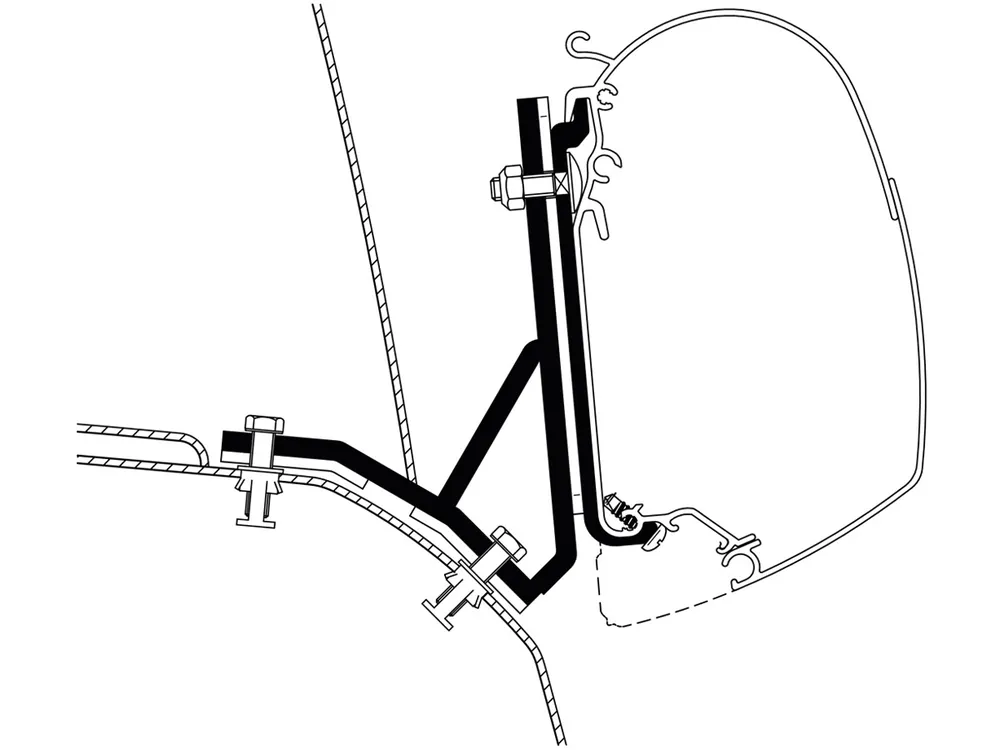 Aktuell Thule Adapter Ducato H2 Lift Roof