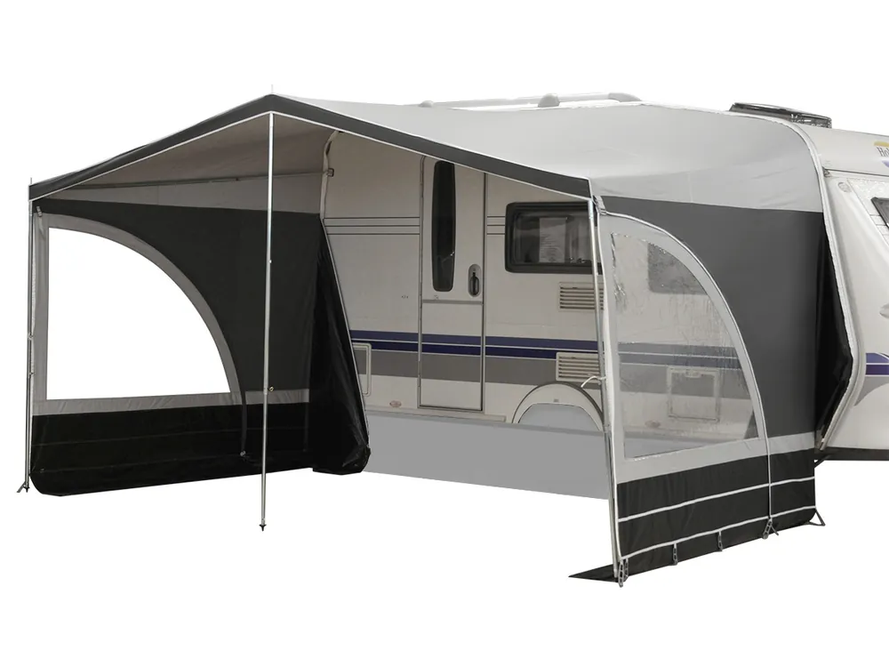 Aktuell Obelink Panorama Grey 240 Größe 13 (956 - 980 cm) Sonnenvordach