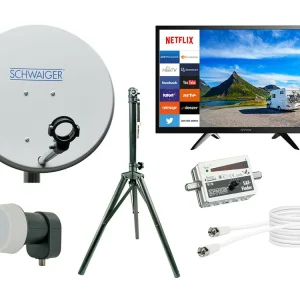 Direkt Vom Hersteller Schwaiger mobiles 24 "Smart-TV-Satelliten Anlage