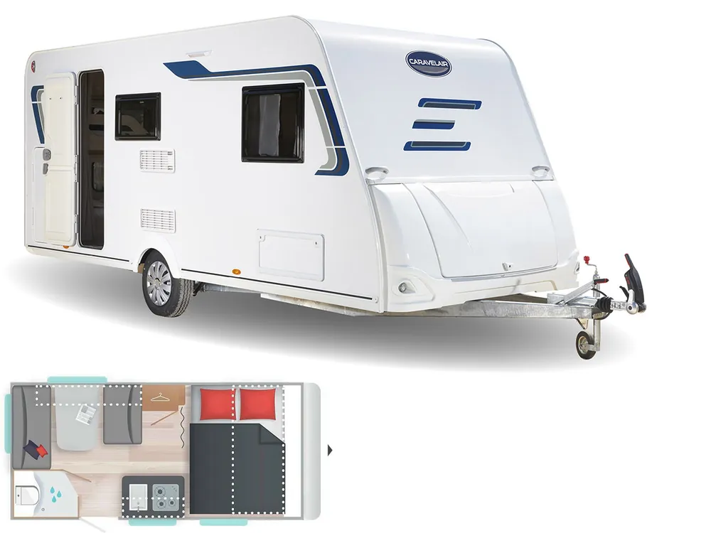 Caravelair Alba 390 2020 Wohnwagen Preisreduziert
