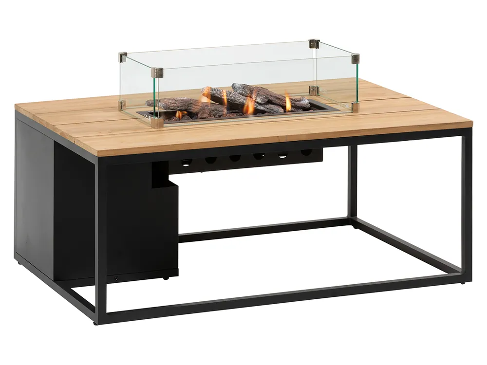 Cosi Fires Cosiloft 120 Teakholz Feuertisch Heißes Angebot