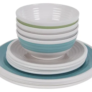 Angebot Obelink Premium Colours 12-teiliges Geschirrset