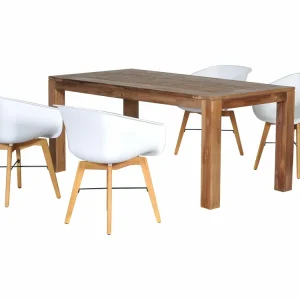 Amalia Wood White Evora 180 Diningset Begrenztes Angebot