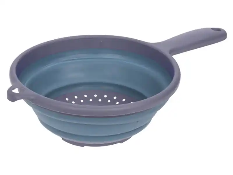Excellent Houseware faltbares Sieb mit Griff Echt