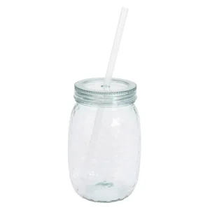 Excellent Houseware Trinkbecher mit Trinkhalm Neuheit