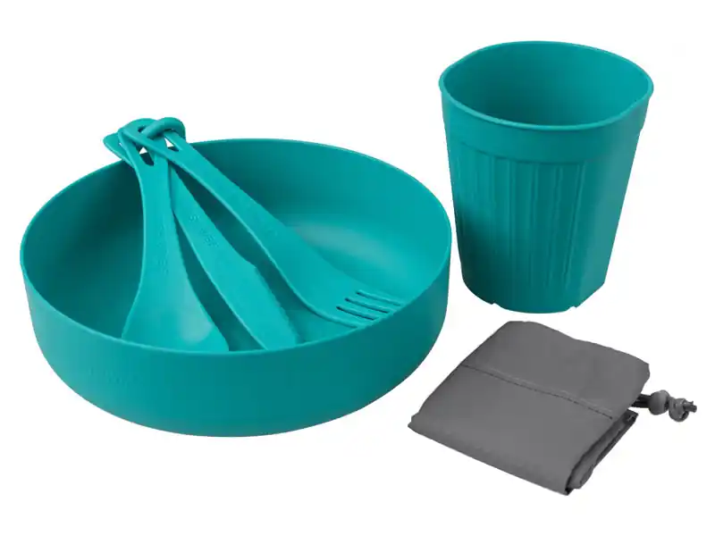 Sea to Summit DeltaLight solo Geschirrset - Turquoise Nur Für Kurze Zeit