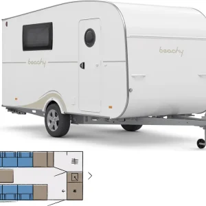 Hobby Beachy 450 Wohnwagen Begrenztes Angebot