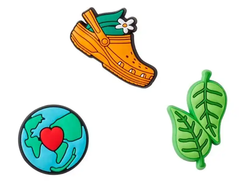Heißes Angebot Crocs Happiest Nature 3-Pack Jibbitz