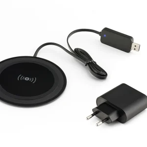 Preis Gesenkt PSQ10C-B Qi Wireless Ladegerät - mit schwarzem Adapter