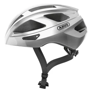 Bestpreis Abus Macator Gleam Silver Fahrradhelm