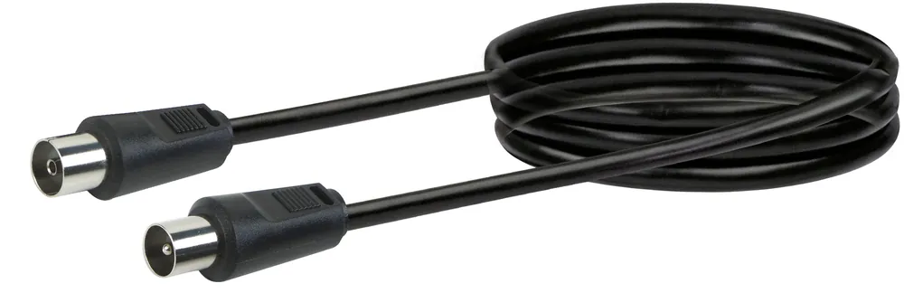 Direkt Vom Hersteller Schwaiger KVK215 1,5 Meter IEC schwarzes Antennenkabel