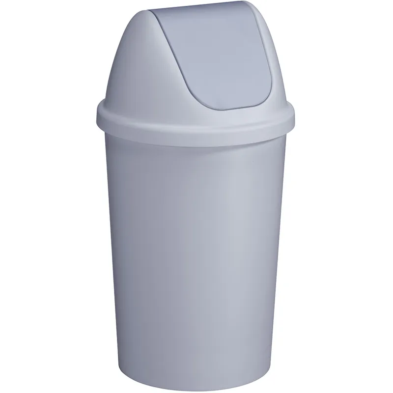 Bestpreis Sunware Twinga 45 Liter graue Schwingdeckeleimer