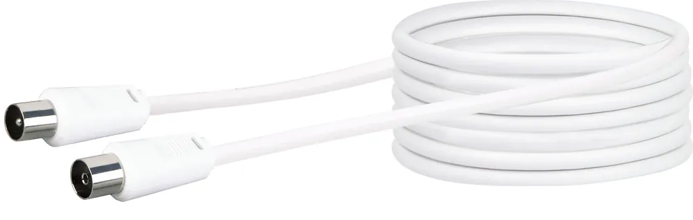 Bestseller Schwaiger KVK75 7,5 Meter IEC weißes Antennen Anschlusskabel
