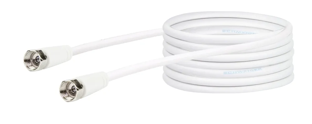 Angebot Schwaiger KVC250 5 Meter weißes Satellitenkabel