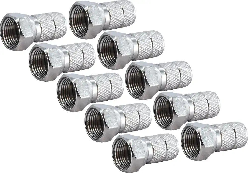 Aktuell Schwaiger FST6510 6,5 mm Satz von 10 F-Stecker