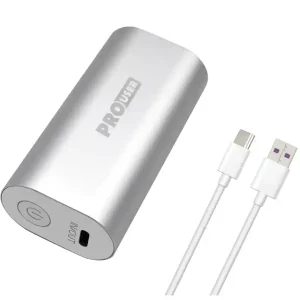 Letzte Chance Pro-User 5000 mAh silberne Powerbank