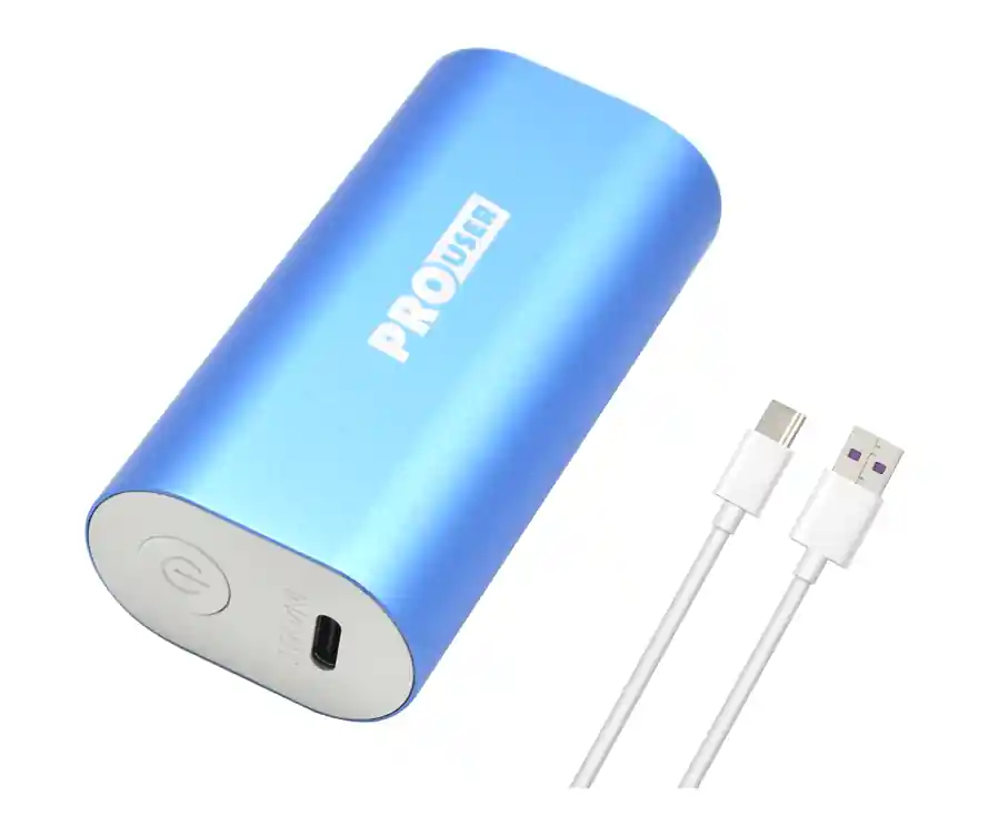 Kracherpreis Pro-User 5000 mAh blaue Powerbank