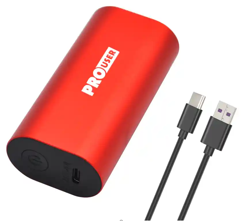 Mega-Angebot Pro-User 5000 mAh Rote Powerbank