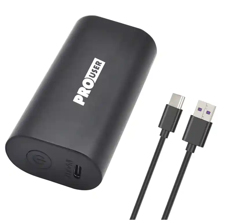 Pro-User 5000 mAh schwarze Powerbank Sonderaktion
