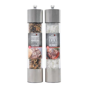 Wochenendangebot Weber 2er Set Premium Salz- und Pfeffermühle
