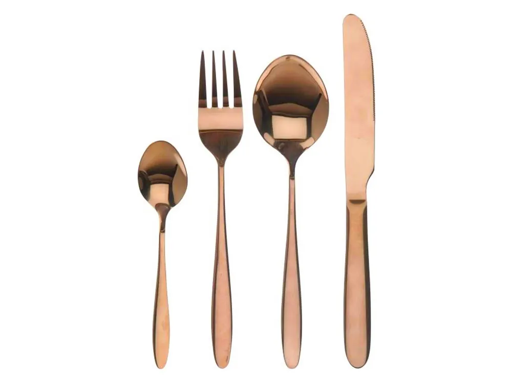 Excellent Houseware Kupfer 16-teiliges Besteckset Heißes Angebot