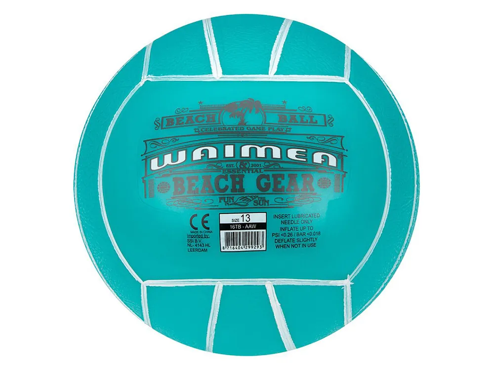 Mega-Angebot Waimea 13 cm PVC Strandball - Aqua blue