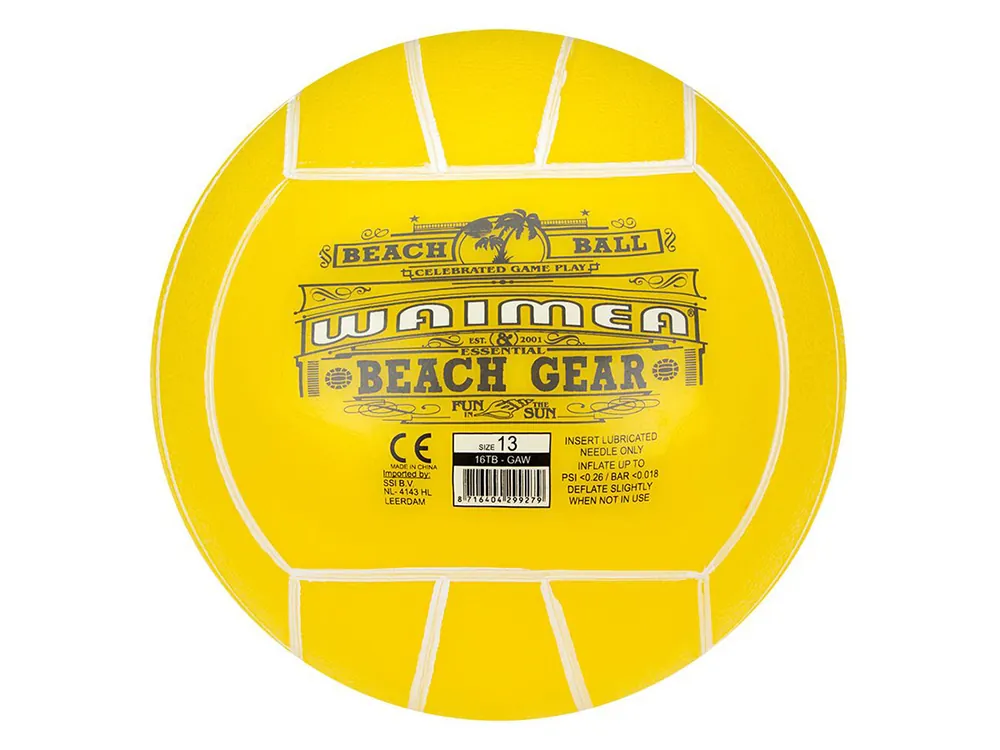 Neu Im Sortiment Waimea 13 cm PVC Strandball - Yellow