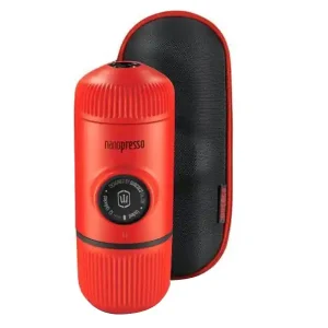 Sale Wacaco Nanopresso tragbare Espressomaschine mit Hülle - Red