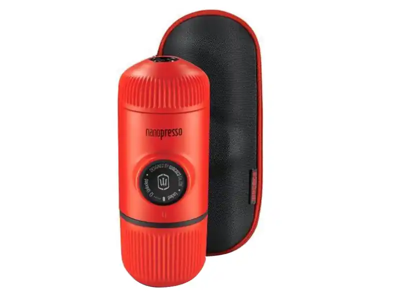 Sale Wacaco Nanopresso tragbare Espressomaschine mit Hülle - Red