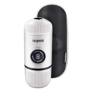Versand Am Gleichen Tag Wacaco Nanopresso tragbare Espressomaschine + Hülle - White