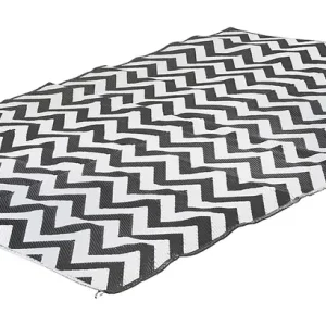 Ausverkauf Bo-Camp Wave 200 x 180 cm schwarz weiße Chill-Matte