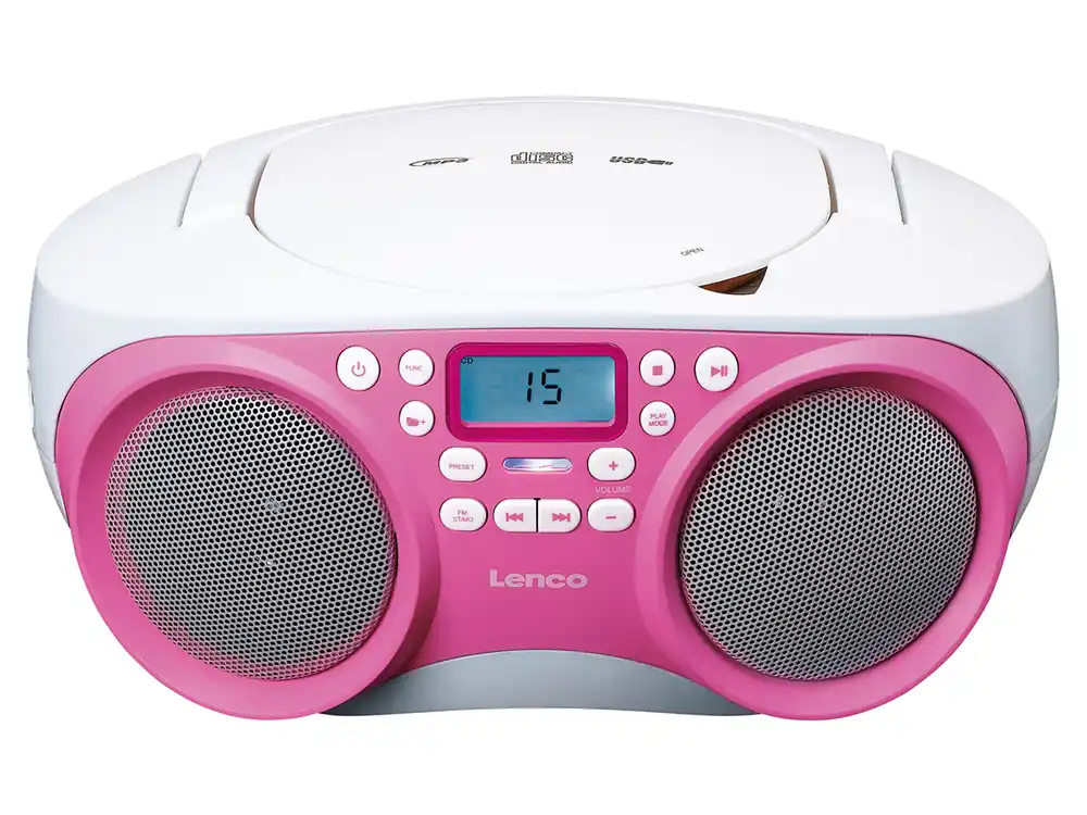Lenco SCD-301 Radio - Pink Neuheit