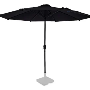 Super-Preis VONROC Recanati Ø300 cm Premium Stocksonnenschirm - Black