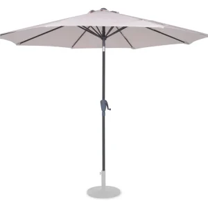 VONROC Recanati Ø300 cm Premium Stocksonnenschirm - Beige Kracherpreis