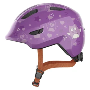 Abus Smiley 3.0 Purple Star Kinderfahrradhelm Preis Gesenkt