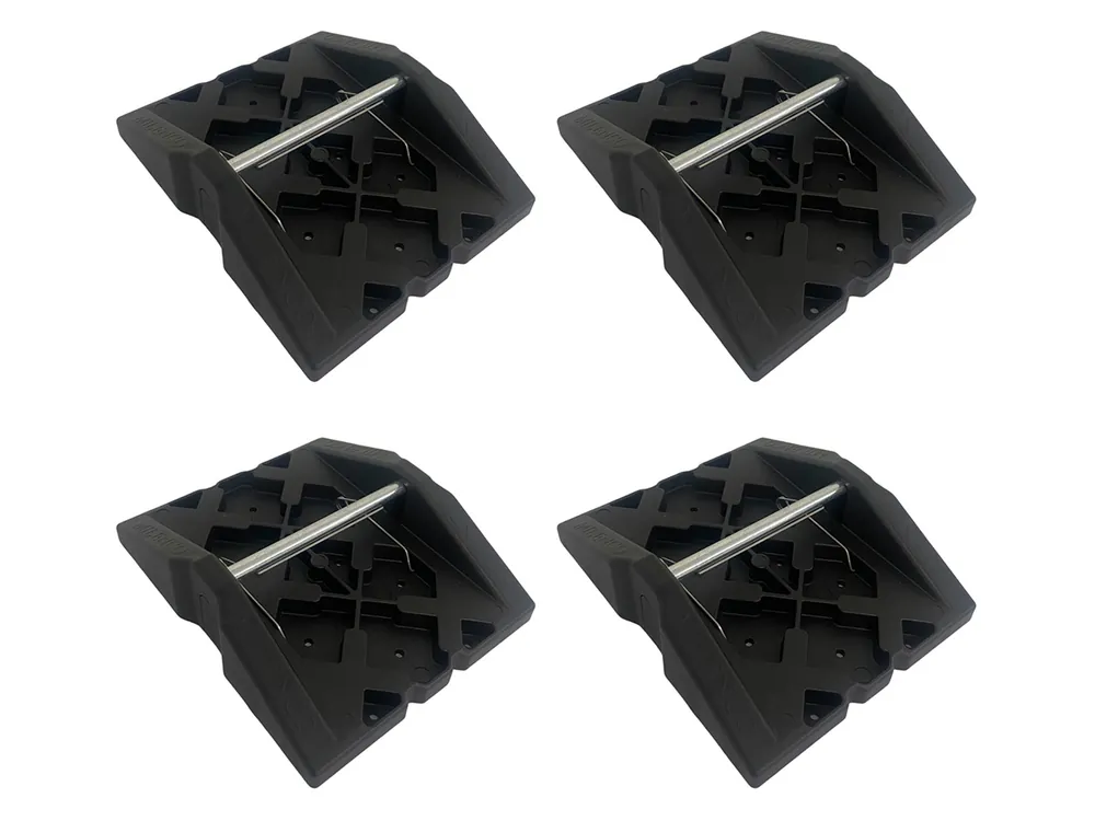 Preis Gesenkt Milenco Stacka Corner Feet Set von 4 Stützplatten